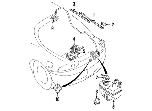 Mazda EA05-67-330A Blade Assembly