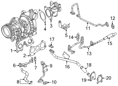 Mazda T301-13-465 Nut, Exhaust Manifold Mazda T301-13-465 Nut, Exhaust Manifold
