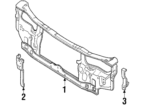 Mazda B092-56-730 Deflector B092-56-730 Mazda Deflector