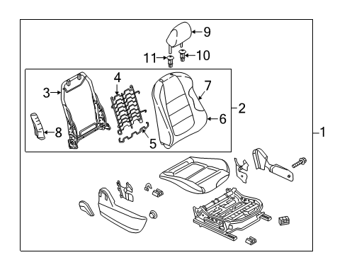Mazda BDTS-88-130A-02 Back(Right), Front Seat Mazda BDTS-88-130A-02 Back(Right), Front Seat