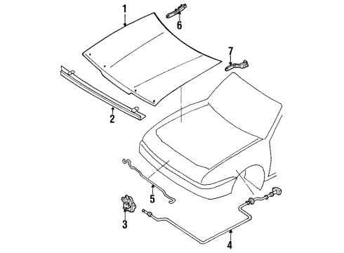 Mazda GJ2152420B Hinge