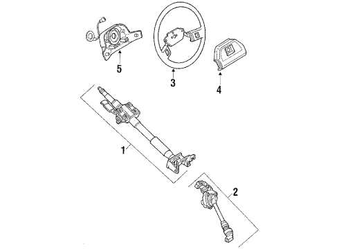 Mazda DA01-66-151 Ignition Switch DA01-66-151 Mazda Ignition Switch