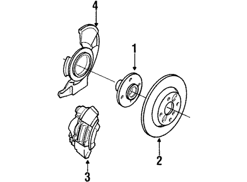 B530-33-25XE Mazda Rotor