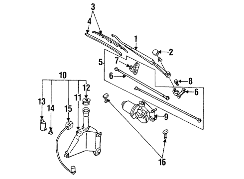 Mazda GA2A67364 Pivot Shaft