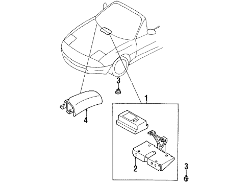 Mazda NB17-66-CS0A Clockspring