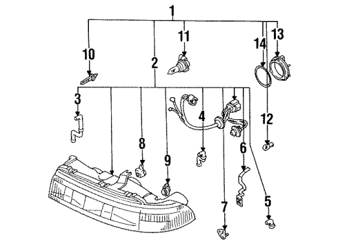 Mazda H380-51-0A7 Tube Bracket