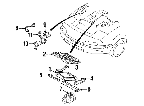 Mazda Z501-18-221 Crankshaft Position Sensor