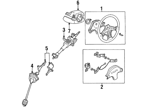 GJ21-66-122A Mazda Headlamp Switch