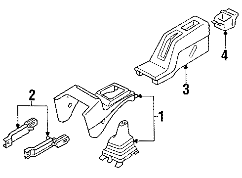 Mazda BR70-64-660A-32 Ashtray