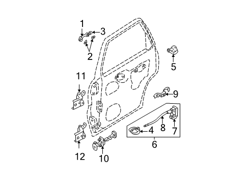 Mazda EF20-72-310E-35 Lock EF20-72-310E-35 Mazda Lock