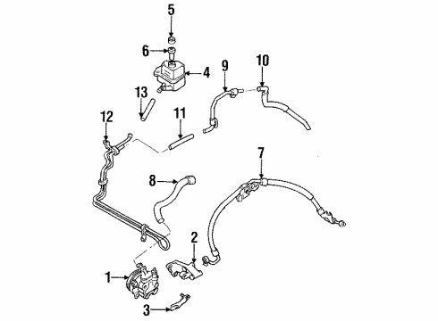 BC1D-32-684F Mazda Lower Return Tube
