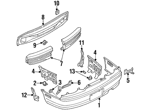 GA2A-50-2S1B Mazda Splash Shield