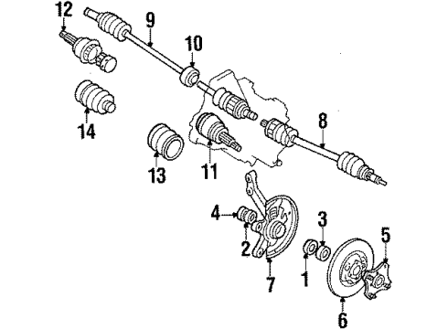 B001-33-251C Mazda Rotor