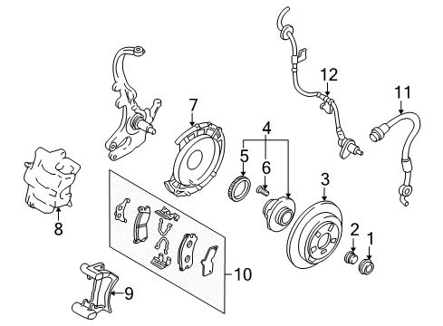Mazda B2YH-26-03Z Wheel Cylinder Overhaul Kit
