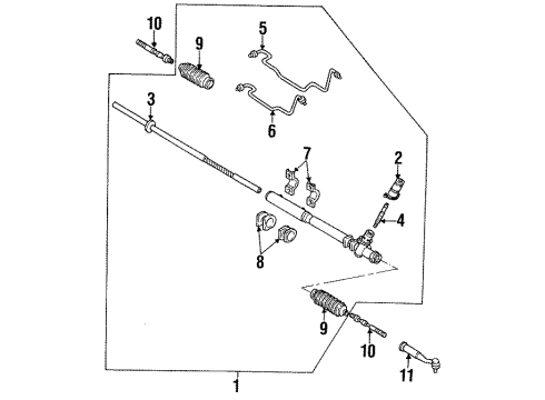 Mazda HG31-32-450 Pressure Line