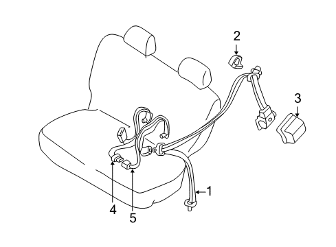 Mazda LC62-57-680C-05 Latch LC62-57-680C-05 Mazda Latch