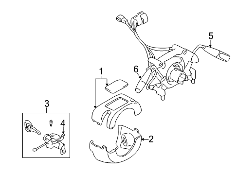 NEY7-76-29X Mazda Ignition Lock Cylinder
