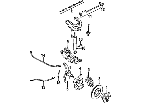 Mazda UB39-33-271A Splash Shield