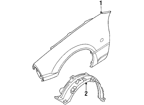 Mazda NA01-56-141C Fender Liner