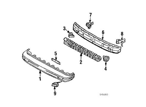 Mazda G11650031 Bumper Cover