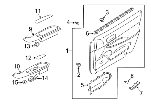 Mazda GP9A-68-D62C Pull Handle Cap Mazda GP9A-68-D62C Pull Handle Cap