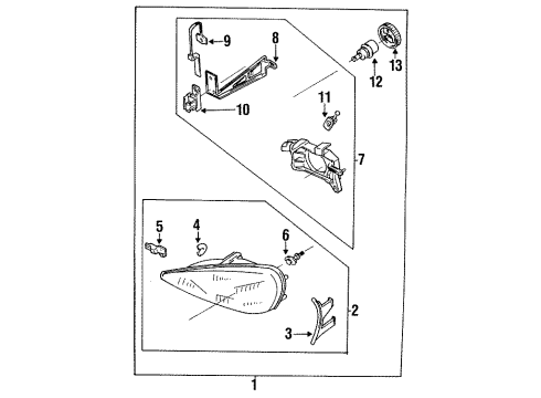 Mazda EA01510B9A Molding