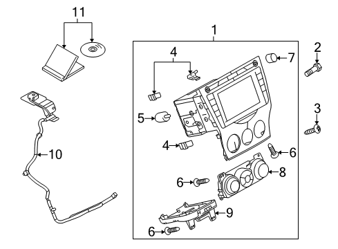 Mazda FFY0-66-DVX Display System