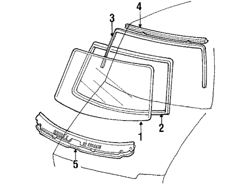 Mazda GJ37-69-320C-44 Sunvisor GJ37-69-320C-44 Mazda Sunvisor