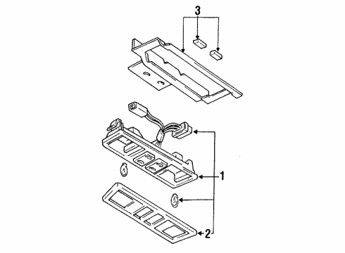 Mazda GA2L-69-970D-27 Switch