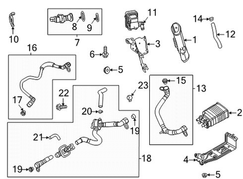 Mazda PW69-13-960 Bracket, Canister