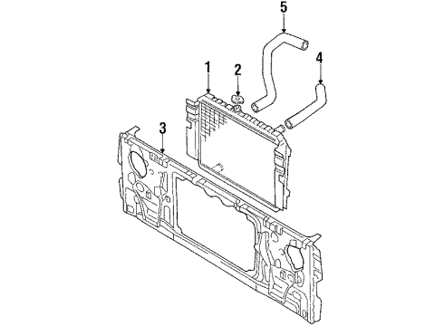 Mazda F2G9-15-200 Radiator