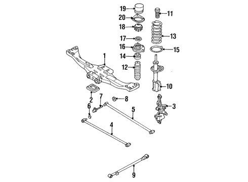Mazda BC1B-28-011 Spring