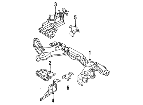 Mazda BC1D-56-114 Splash Shield