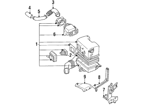 Mazda FEH513221 Air Hose
