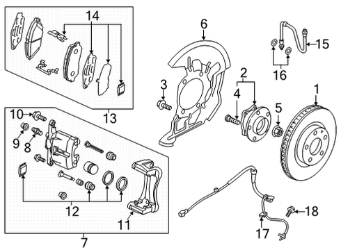 Mazda DNYJ-33-28ZD PAD SUB SET,FRT CALIPER Mazda DNYJ-33-28ZD PAD SUB SET,FRT CALIPER