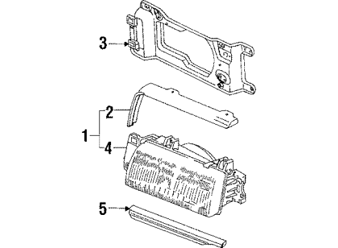 Mazda BF67-51-0L0 Lens BF67-51-0L0 Mazda Lens