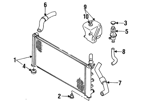 Mazda K805-15-352A Separator