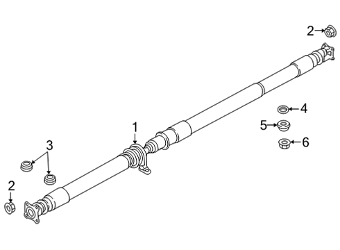 Mazda KH70-25-100 Shaft, Propeller
