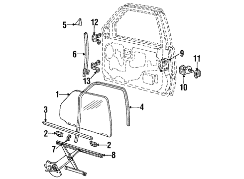 Mazda ZZL0-59-310H Lock