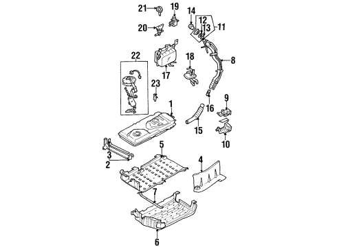 Mazda JE47-13-35ZA Fuel Pump