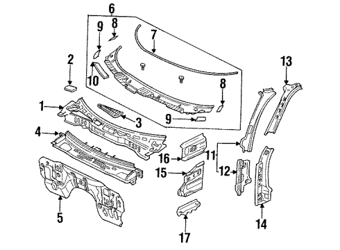 Mazda FD01-50-795 Protector
