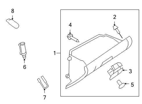 2011 Mazda 6 Glove Box Diagram