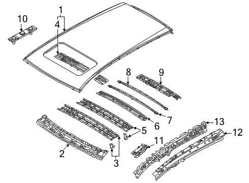 2025 Mazda CX-70 Roof & Components