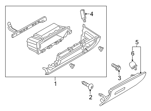 2019 Mazda 3 Glove Box