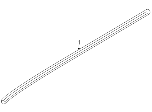 2011 Mazda Tribute Exterior Trim - Roof Diagram 2