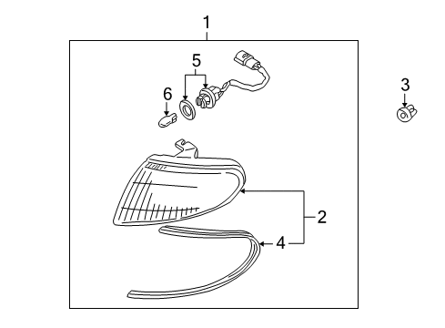 2000 Mazda Millenia Bulbs Diagram