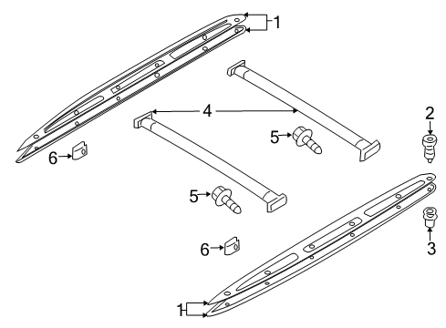 2011 Mazda Tribute Luggage Carrier