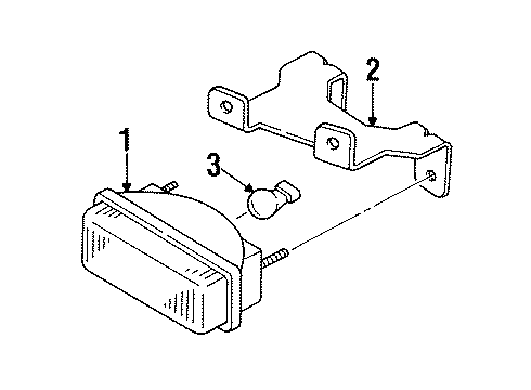 1994 Mazda B2300 Bulbs Diagram