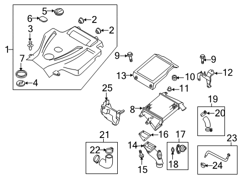 2007 Mazda CX-7 Intercooler Diagram