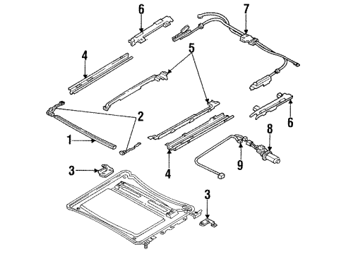 1996 Mazda MX-6 Hardware